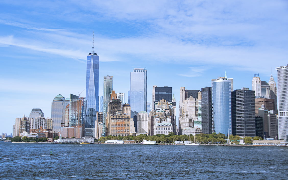 Skyline de New York avec le One World Trade Center. Skyline de New York avec le One World Trade Center.